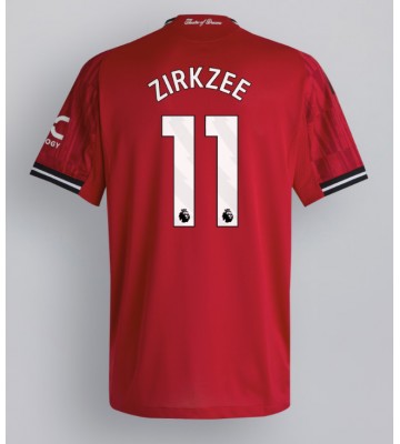 Manchester United Joshua Zirkzee #11 Replik Heimtrikot 2025-26 Kurzarm